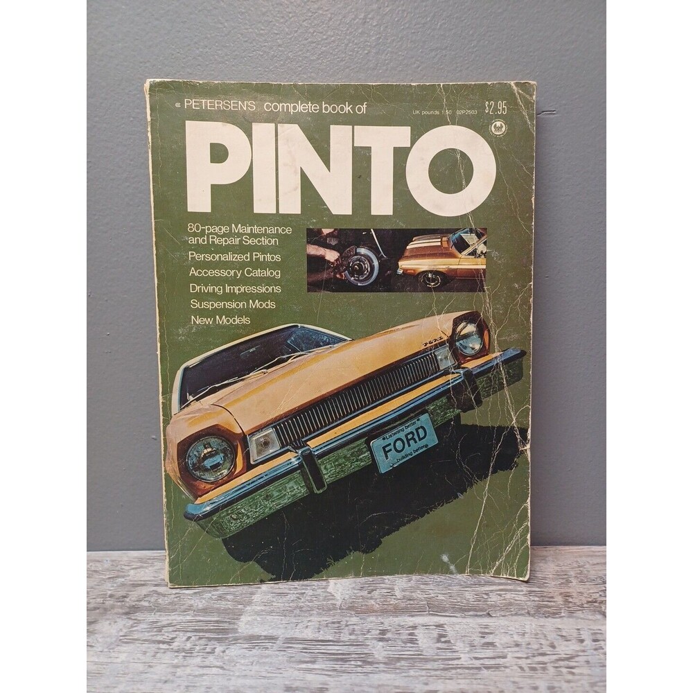 1975 Peterson's Complete Book of Ford Pinto, 160 Pages, Softcover